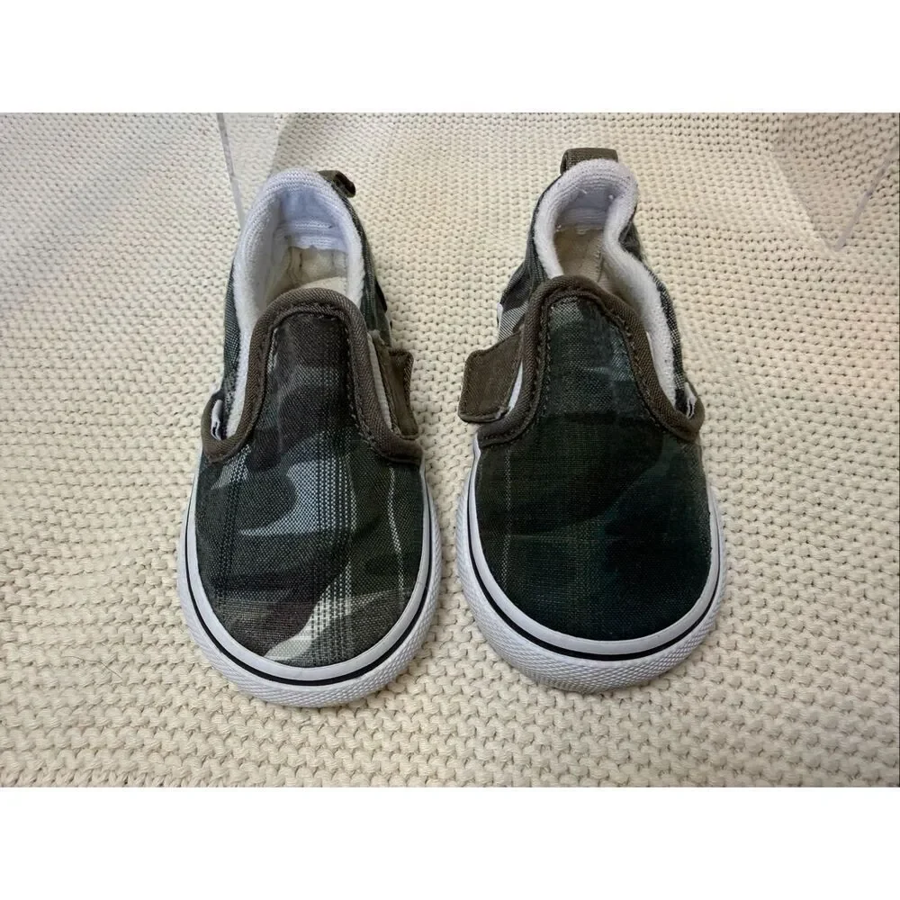 VANS - Slip on Sneaker - Faded Camo - Toddler 5C